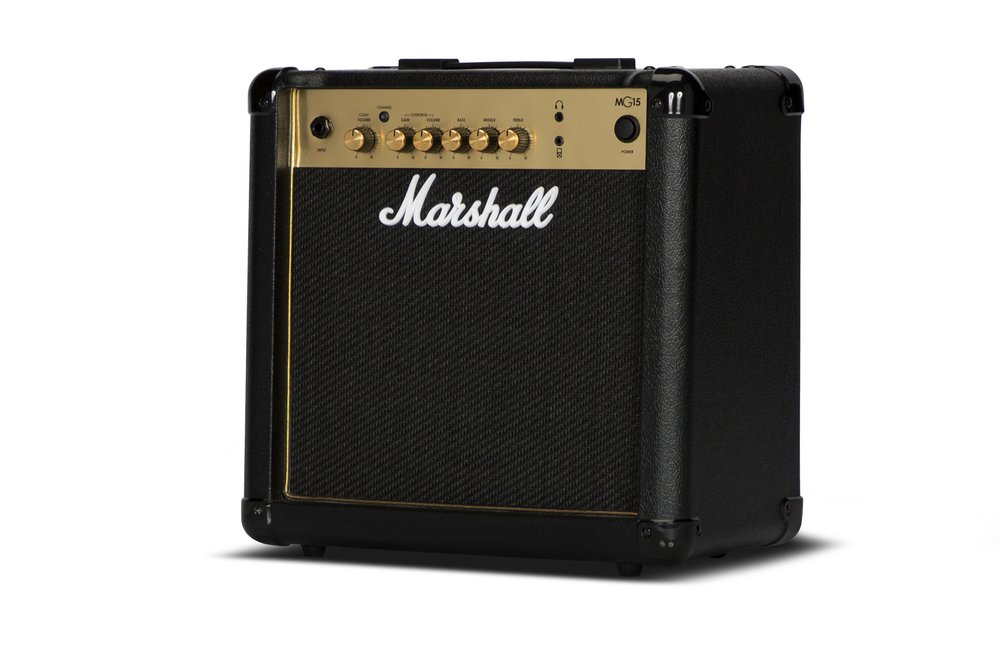 Marshall MG4 Gold Series MG15 G 15-Watt Guitar Combo Amplifier Latest Version with 2 Channels