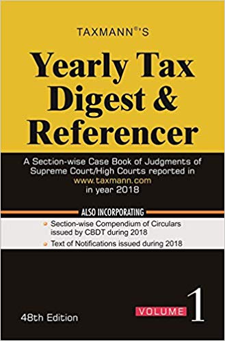 Yearly Tax Digest Referencer Set of 2 Volumes