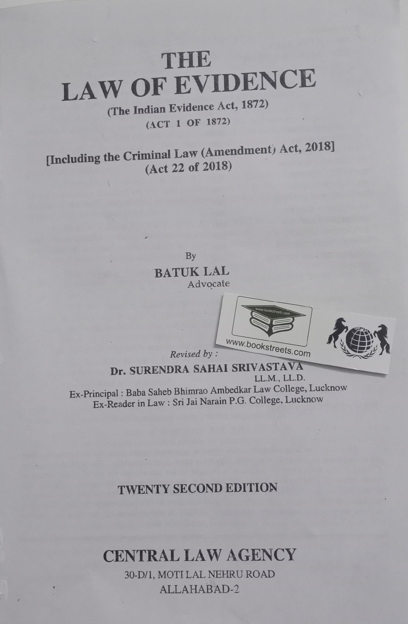 buy-online-the-law-of-evidence-book