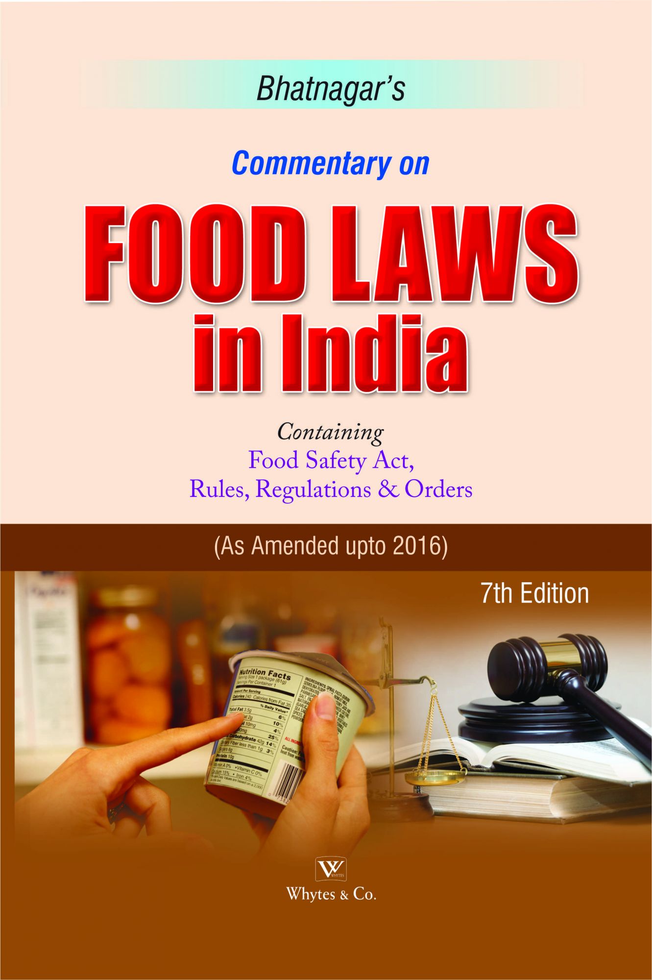 Commentary On Food Laws In India By Whytes co