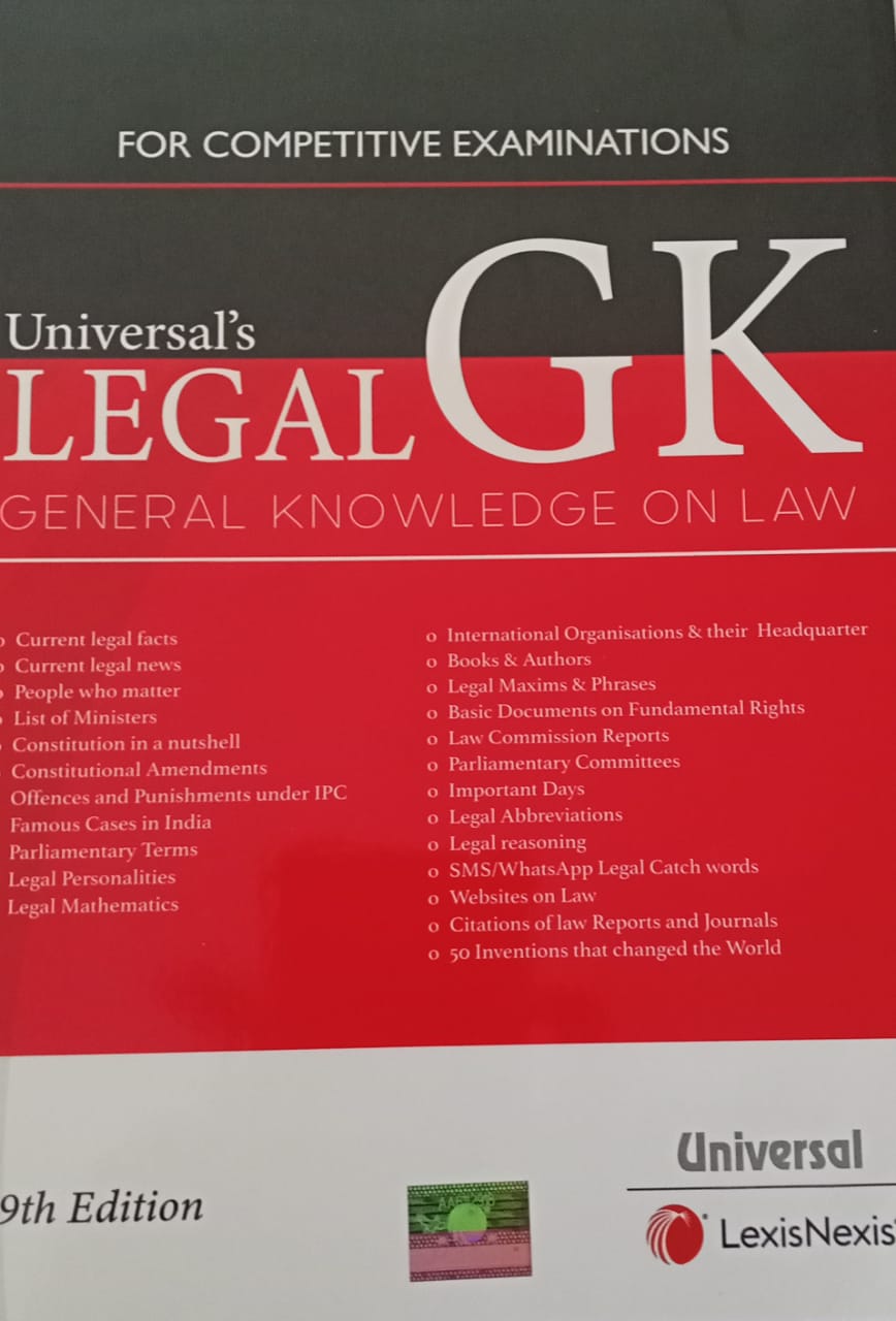 Universals Legal General Knowledge on law by Manish Arora