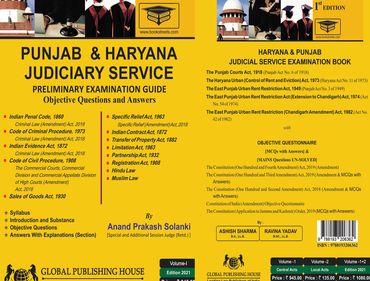 Haryana and Punjab Judicial Service Examination Book By Global Publishing House