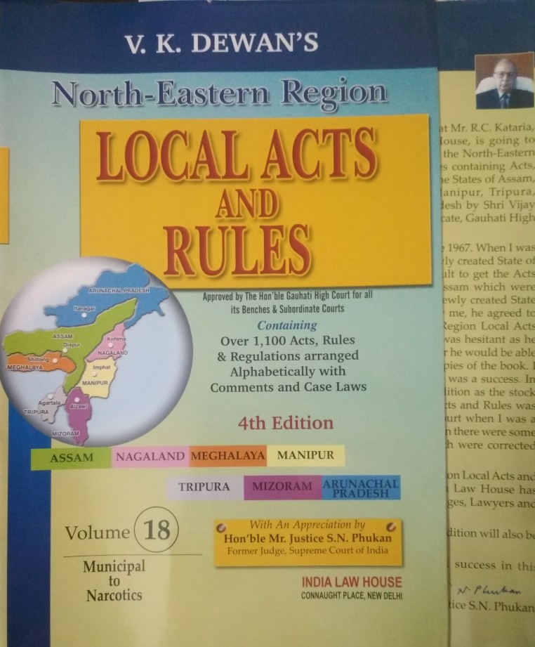 VKDewan North-Eastern Region Local Acts amp Rules
