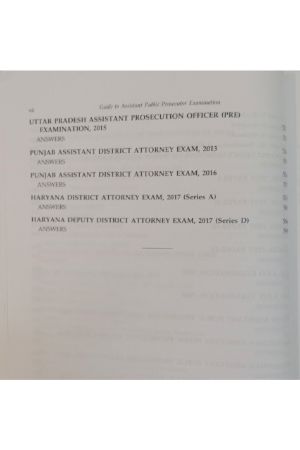 Gaurav Mehta Guide to Assistant Public Prosecutor Examination by Universal LexisNexis