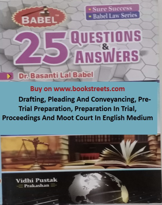 buy-online-drafting-pleading-and-conveyaning-pre-trail-preparation-preparation-in-trail-proceedings-and-moot-court-book
