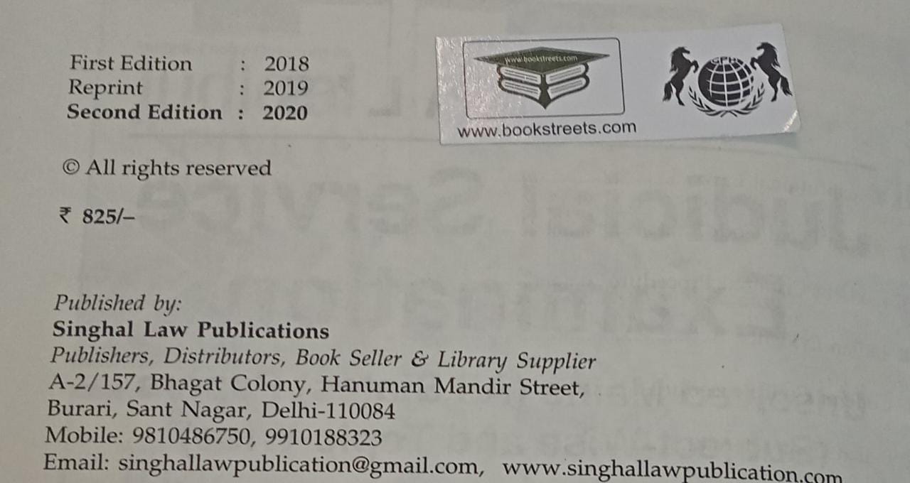 Singhals Judicial Service Examination Unsolved Mains All States Papers by Singhal Law Publications