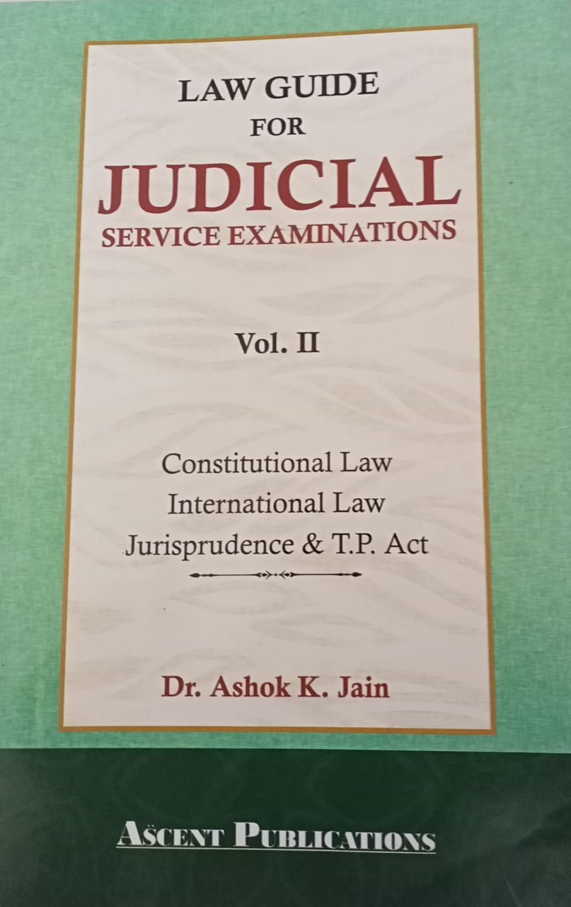 Law guide for Judicial Service Examination vol II by Dr jain
