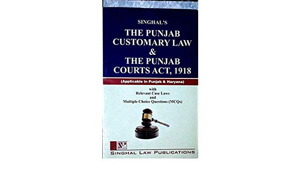 buy-punjab-customary-courts-act-1918-online