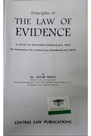 buy-Principles -of- The- Law- of- Evidence -book-online