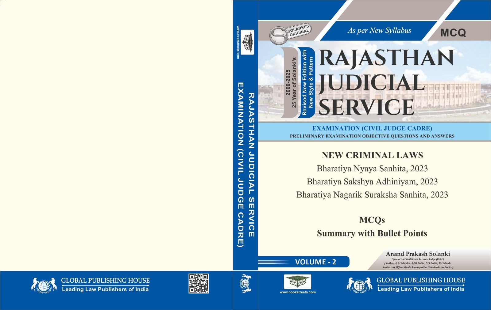 Rjs Exam Book by Solanki in 2 volumes