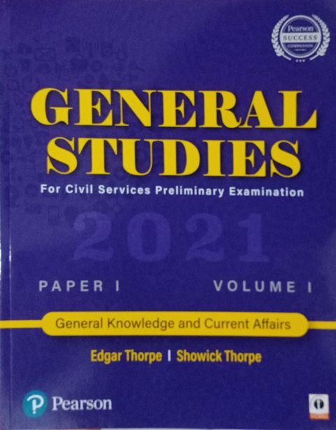 Person General Studies For Civil Services Preliminary Examination Paper 1 Set of 6 Volumes By Edgar Thorpe