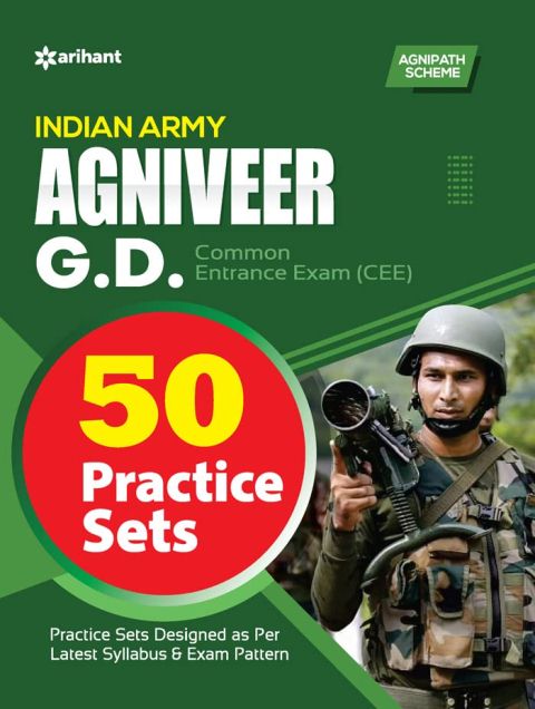 Arihant INDIAN ARMY AGNIVEER GD Common Entrance Exam CEE 50 Practice Sets