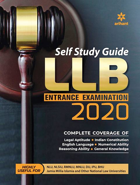 Arihant LLB Entrance Exam 2020 self study guide 9789313196839