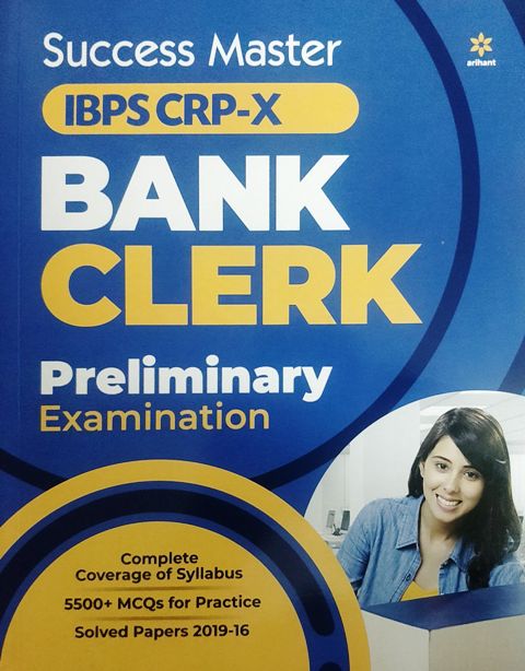9789325290716 Arihant IBPS Bank Clerk Preliminary Examination CRP X