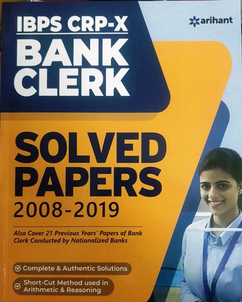 Arihant IBPS Bank Clerk Solved Papers CRP X 9789325290754