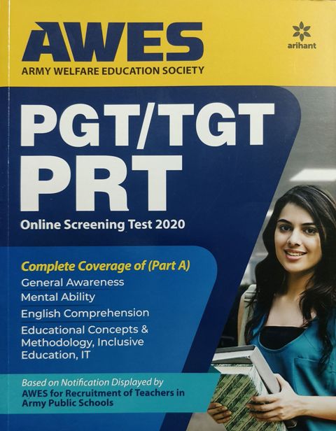 9789325291720 ARIHANT AWES PGTTGTPRT COMBINED BOOK FOR ARMY PUBLIC SCHOOLS
