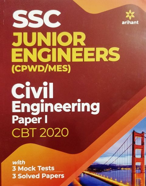9789325291768 Arihant SSC JUNIOR ENGINEERS CPWDMES Civil Engineering PAPER 1 CBT 2020