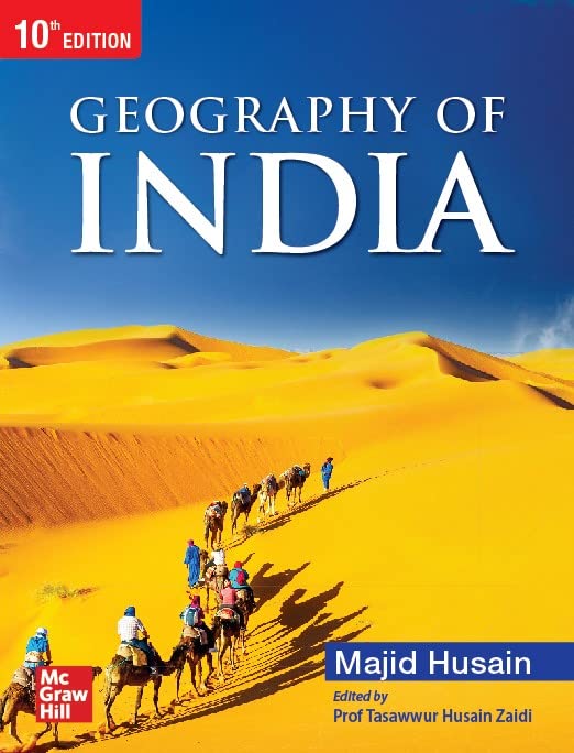 9789355322128 Geography of India written by Majid Husain