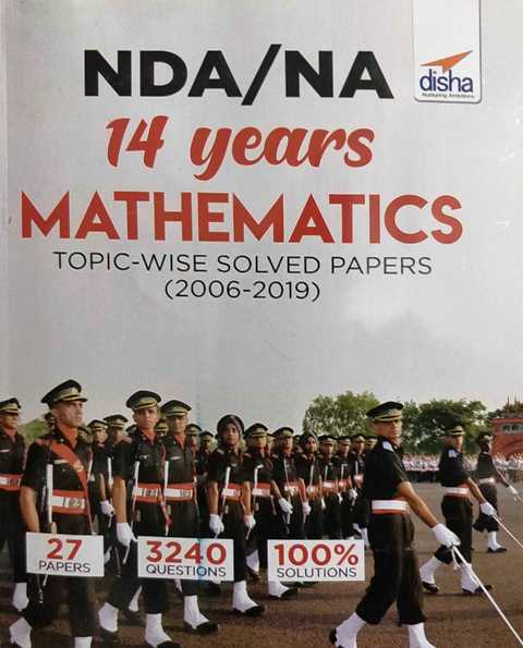 9789389187915 Disha NDA NA 14 Years Mathematics Topic wise Solved Paper