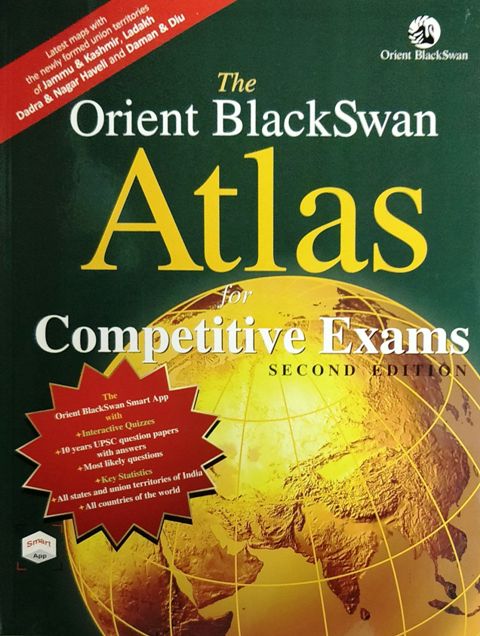 The Orient BlackSwan Atlas for Competitive Exam 9789390122103 2nd Edition 2020