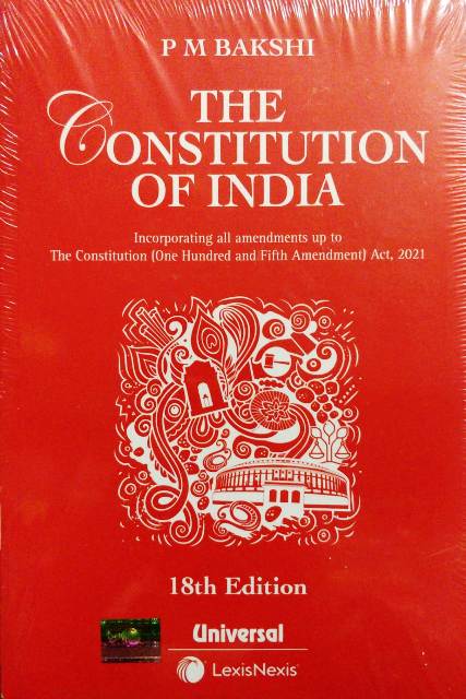 9789391211844 Universal The Constitution of India by PM Bakshi