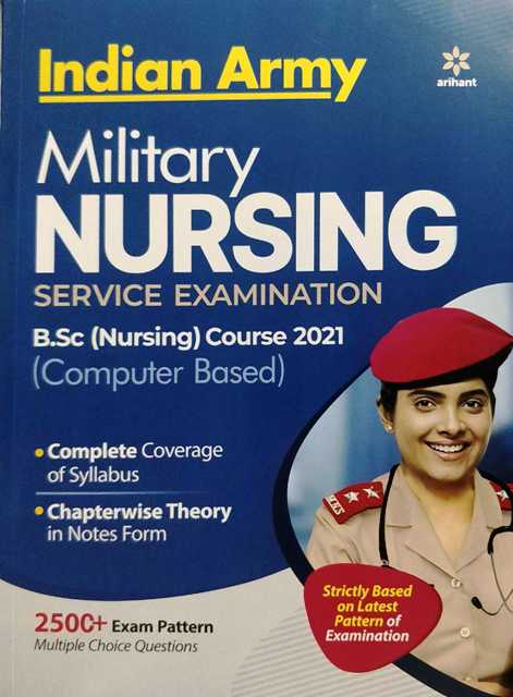 Arihant Indian Army Military Nursing Bsc Nursing service examination by Major RD Ahluwalia 9789325298835
