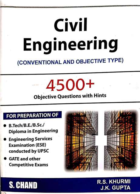 Civil Engineering Conventional and Objective type RS Khurmi Jk Gupta 9788121926058