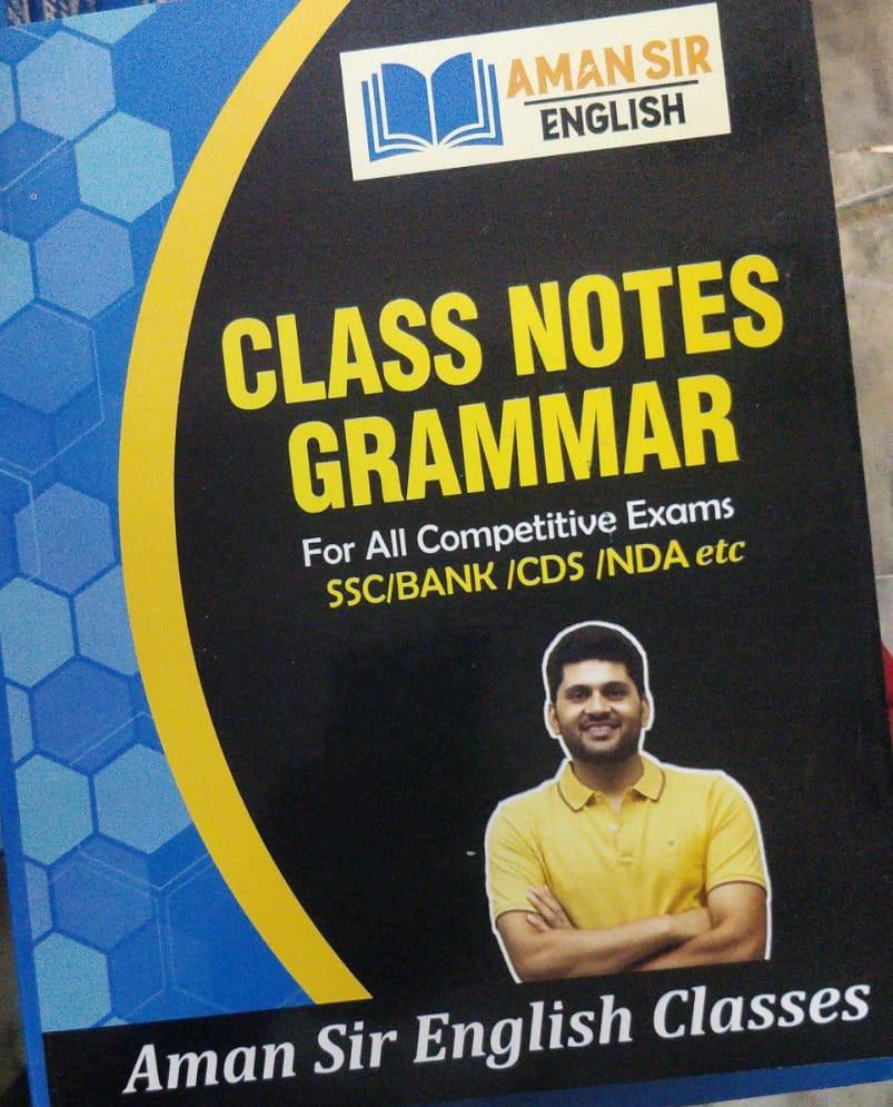 Aman Sir English Class Notes Grammar