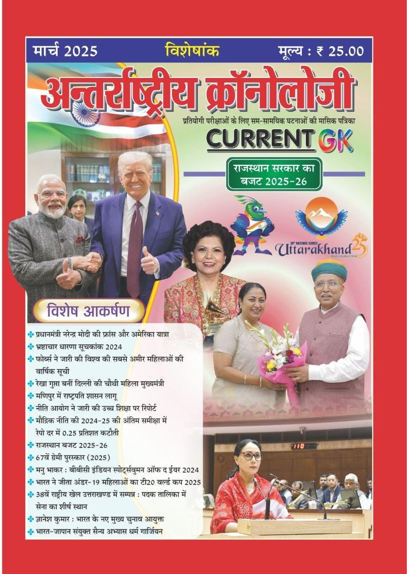 International Chronology Current GK March 2025