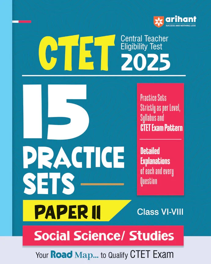 Arihant ctet level 2 Social science level 2 Practice sets book