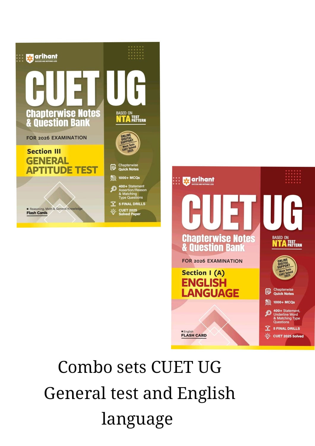 ARIHANT CUET UG Combo Set General Aptitude Test and English Language 2026
