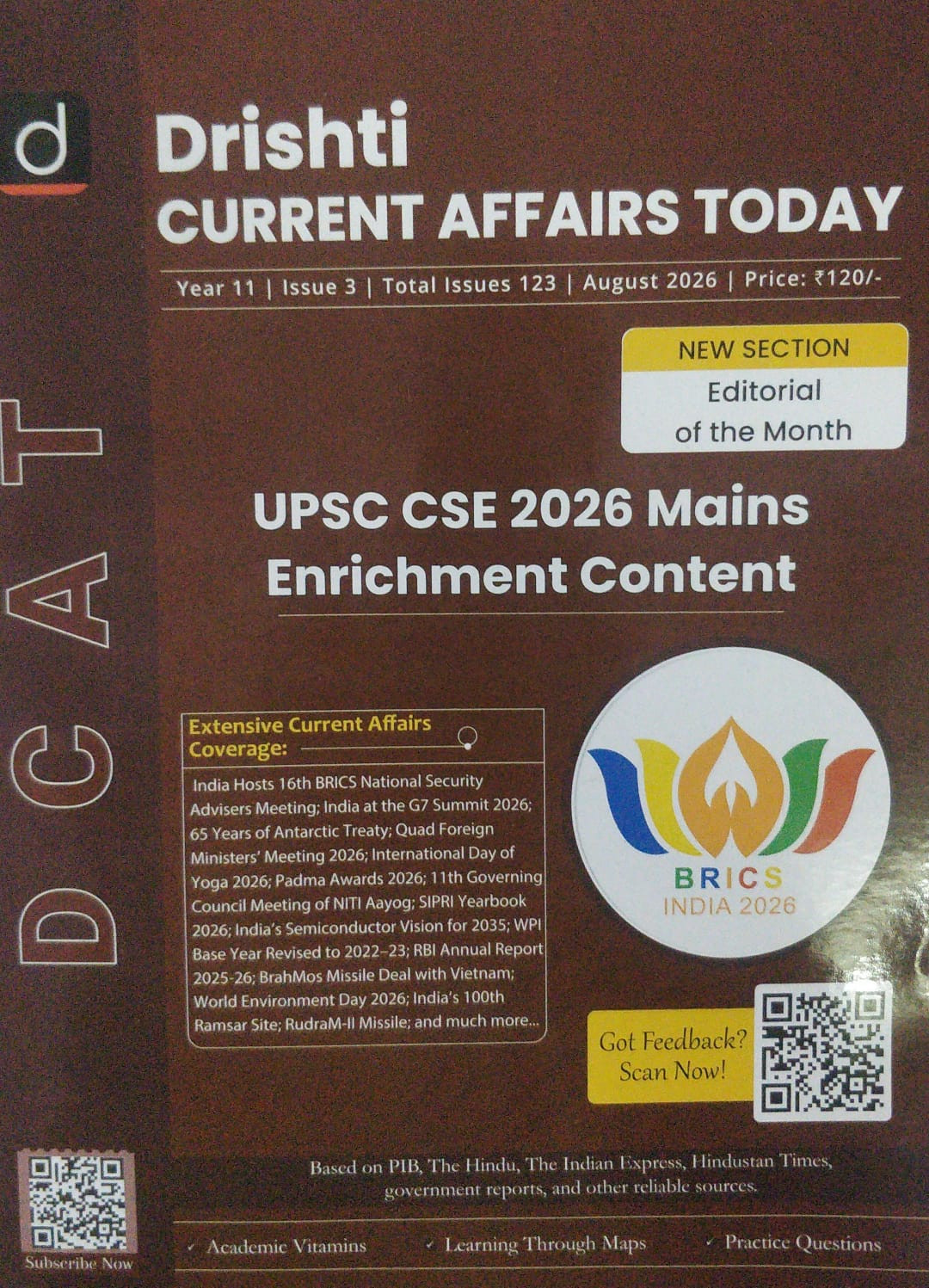 Drishti Current Affairs Today August 2026 English edition