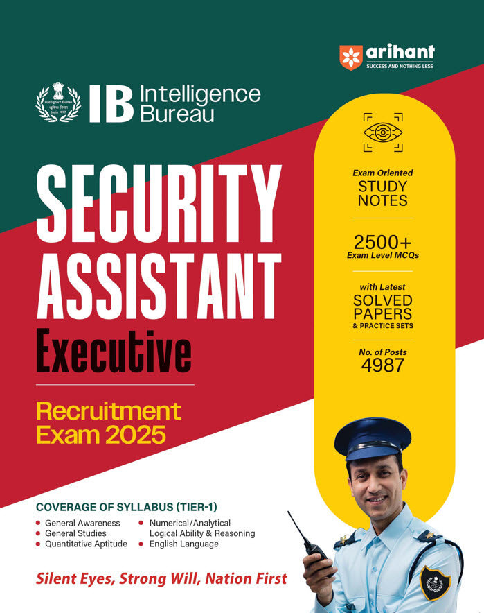 Arihant IB Security Assistant Executive Recruitment Exam Book English edition