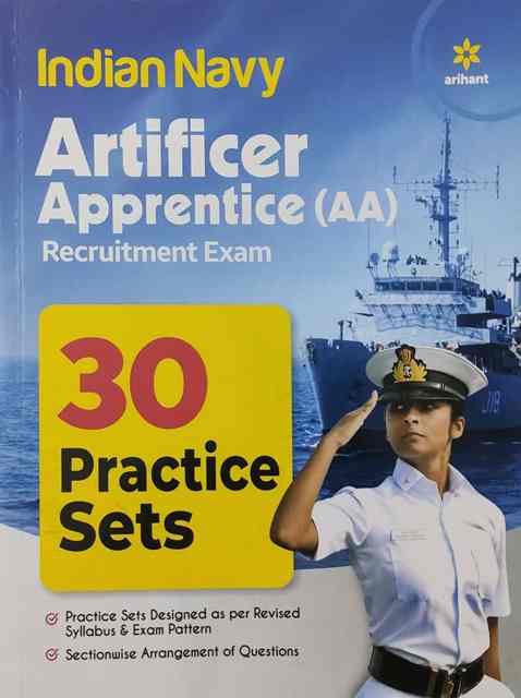 Arihant indian navy artificer apprentice 30 practice sets