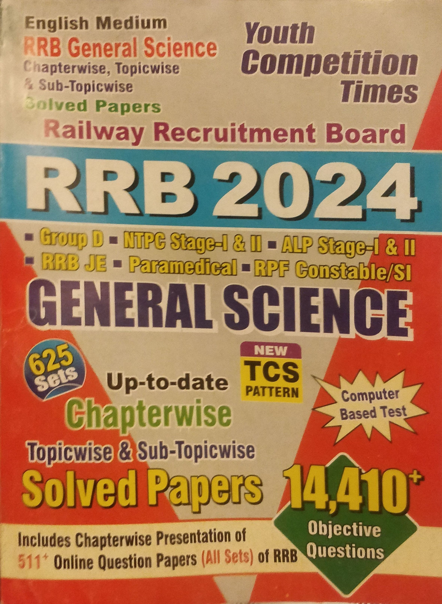 RRB 2024 General Science Chapterwise Topicwise Solved Papers Youth Competition Times