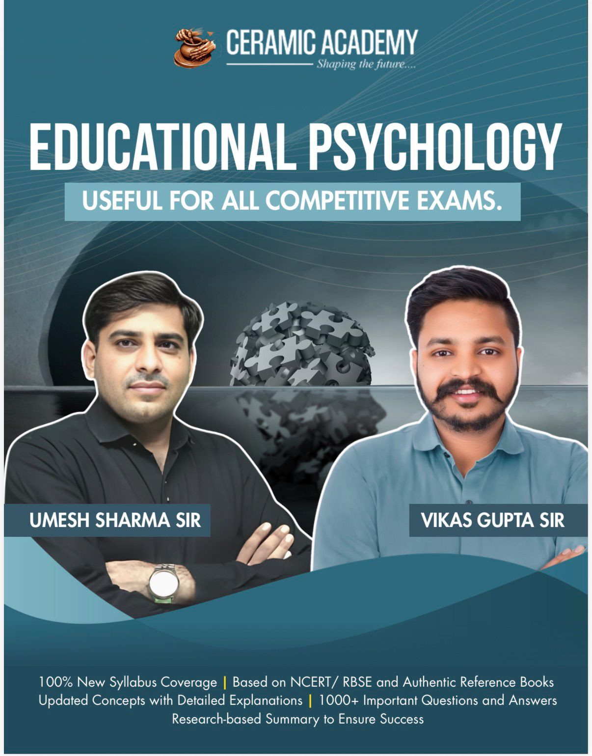 Ceramic Academy Educational Psychology book by Vikas gupta sir Umesh Sharma sir