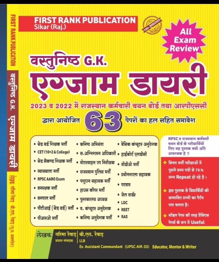 First Rank All Exam Review Vastunisth GK Exam Diary