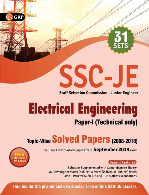 GKP SSC JE Electrical Engineering Paper 1 Topic Wise Solved Papers 2008-2019