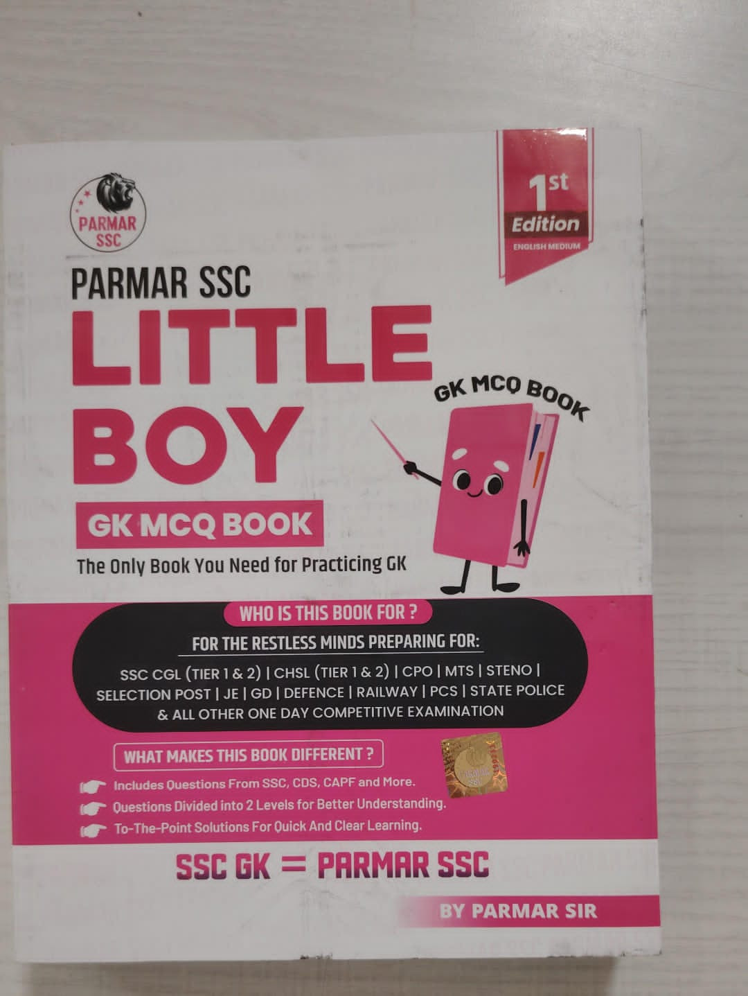 Parmar SSC Little Boy GK MCQ Book