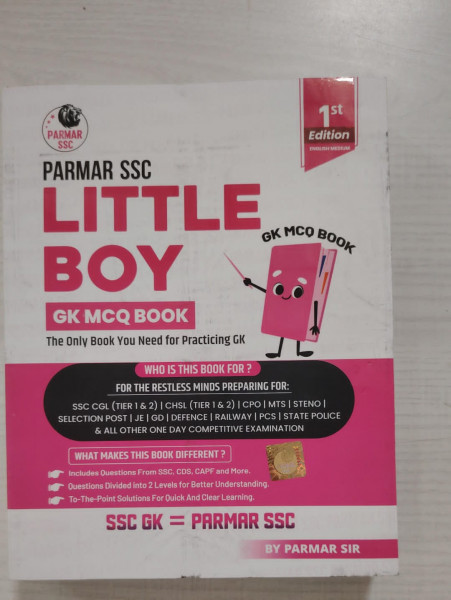 Image of Parmar SSC Little Boy GK MCQ Book