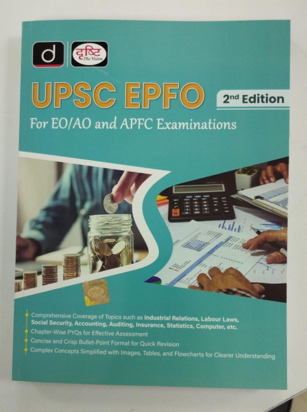 Image of Drishti UPSC EPFO Book Latest English edition