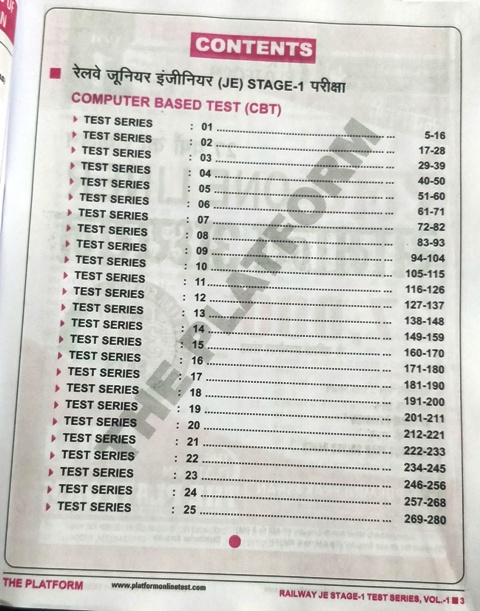 RUKMINI RAILWAY JUNIOR ENGINEER STAGE-1 VOL-I