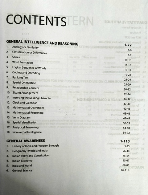 ESIC SYLLABUS CONTENT