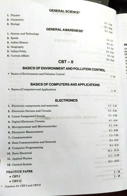 GKP RRB JE ELECTRONICS SYLLABUS CONTENT