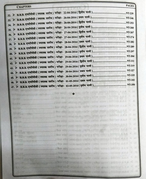 UNIQUE RRB NTPC QUESTION BANK BOOK CONTENT