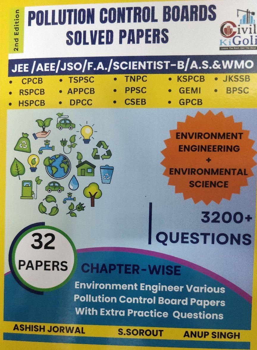 Civil Ki Goli Pollution Control Boards Solved Papers 3200 Question 32 Solved paper by Ashish Jorwal S Sorout Anup Singh