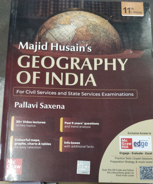 Image of Geography of India written by Majid Husain