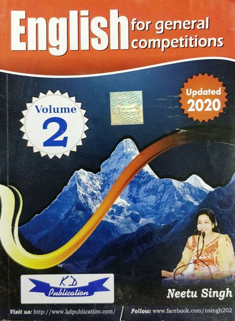 kd english neetu singh volume 2 4th edition 2020