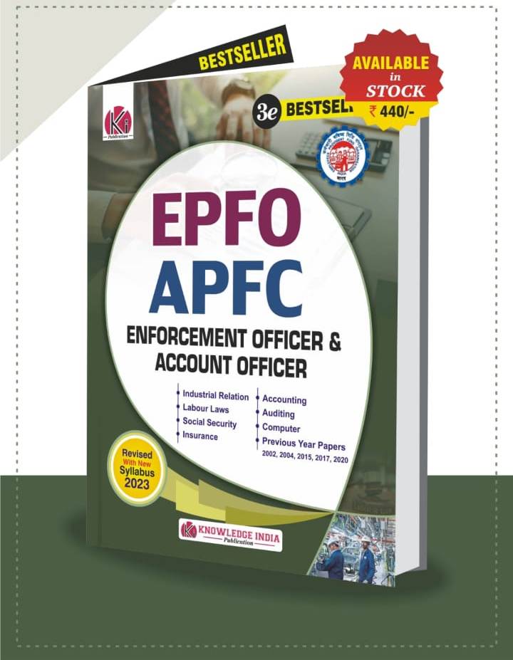 KI EPFO Enforcement Officer Account Officer By Er Afroz Akhtar English