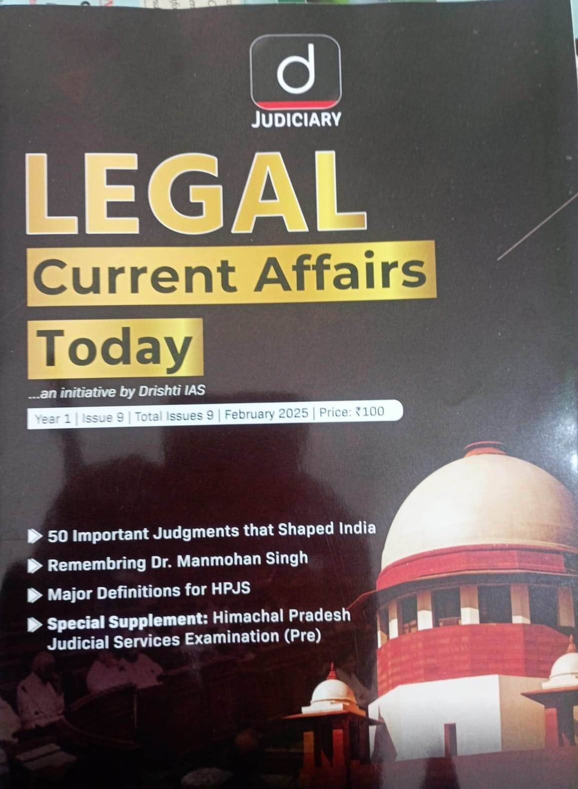 Legal Current Affairs Today Drishti IAS